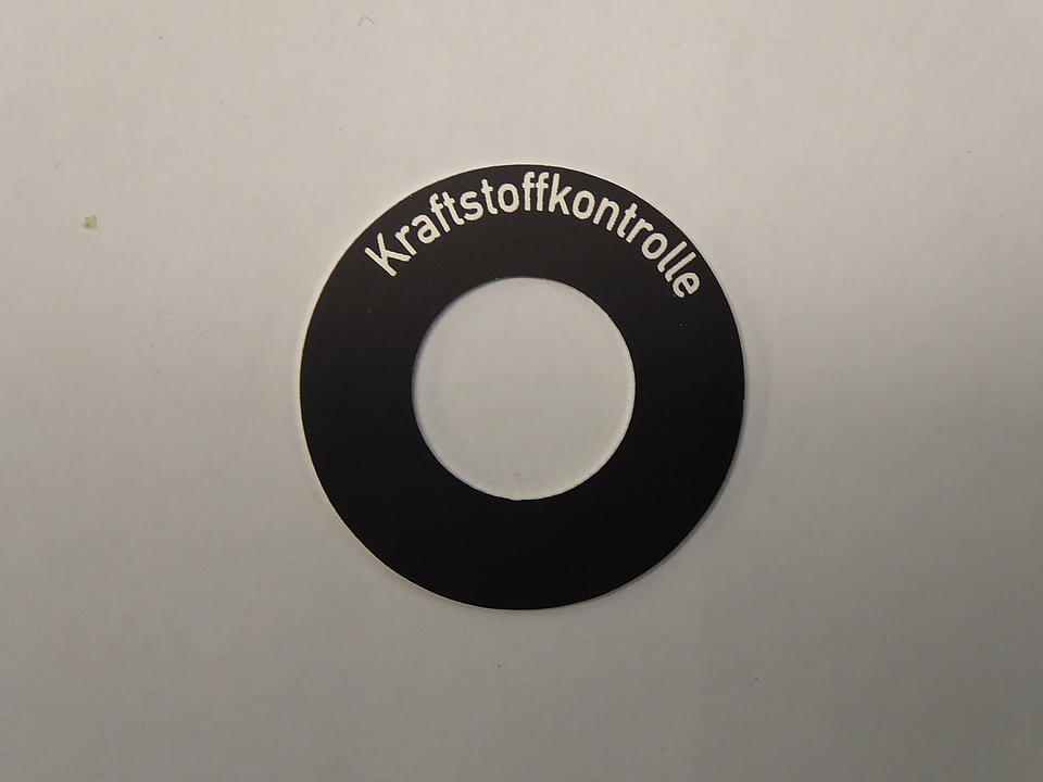 Schild für Kontrollleuchte im Oldtimer Traktor Ersatzteile Shop online kaufen