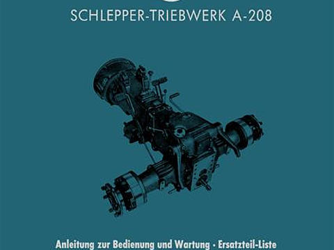 Betriebsanleitung ZF A-208 Schleppergetriebe im Oldtimer Traktor Ersatzteile Shop online kaufen