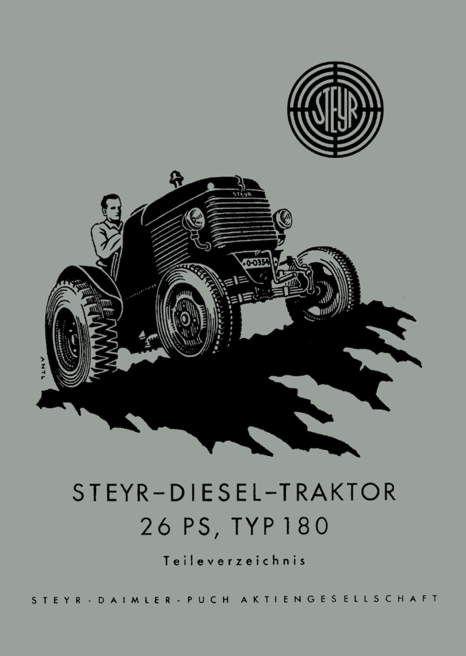Ersatzteilbuch Steyr Typ 180 im Oldtimer Traktor Ersatzteile Shop online kaufen