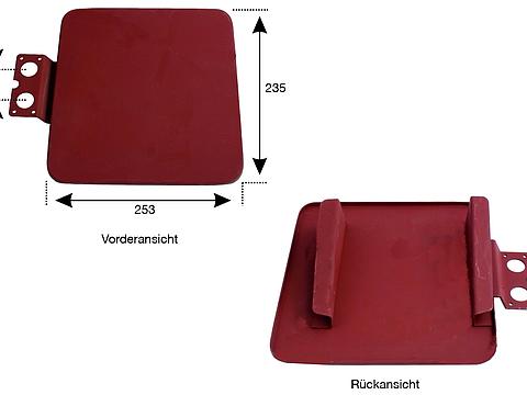 Kennzeichenhalterung Steyr T188, T190, T288 und T290 im Oldtimer Traktor Ersatzteile Shop online kaufen