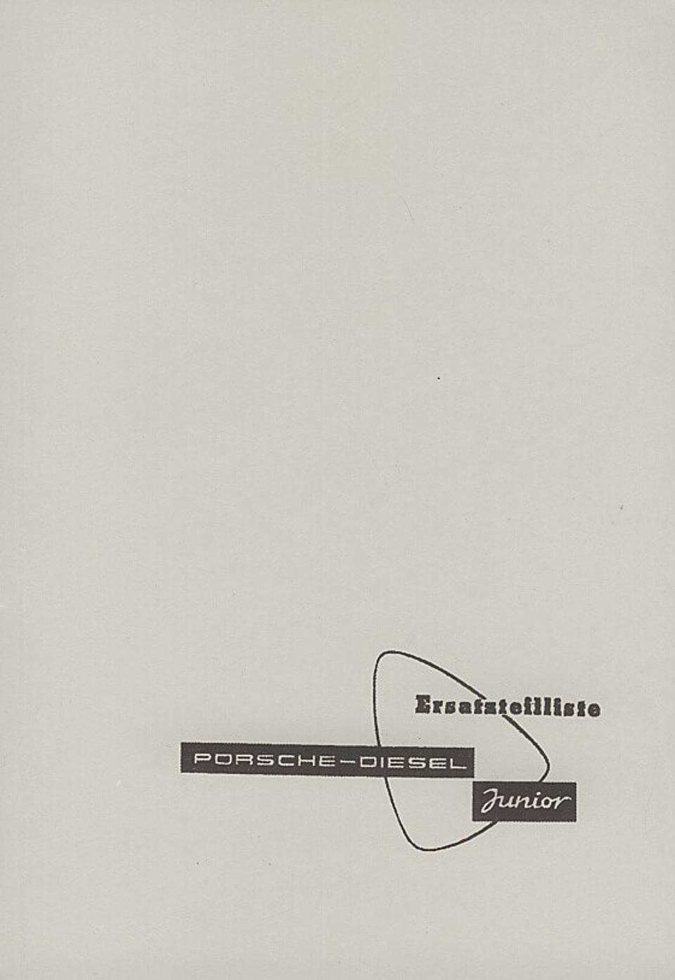 Ersatzteilbuch Porsche Junior im Oldtimer Traktor Ersatzteile Shop online kaufen