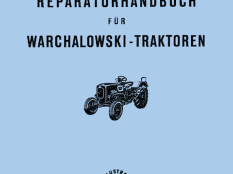 Reparaturhandbuch Warchalowski im Oldtimer Traktor Ersatzteile Shop online kaufen
