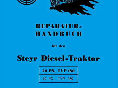 Reparaturhandbuch Steyr Typ 180 im Oldtimer Traktor Ersatzteile Shop online kaufen