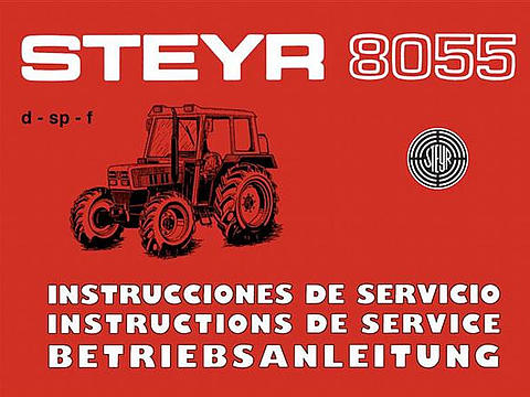 Betriebsanleitung Steyr 8055 im Oldtimer Traktor Ersatzteile Shop online kaufen