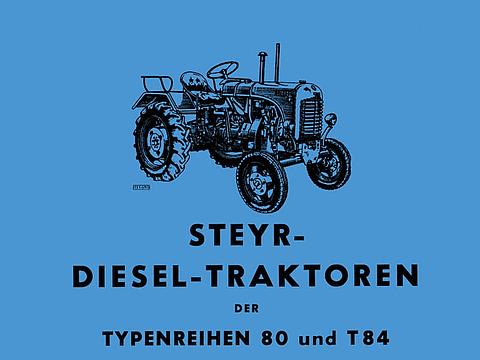 Reparaturhandbuch Steyr Typ 80, 84 und 86 im Oldtimer Traktor Ersatzteile Shop online kaufen