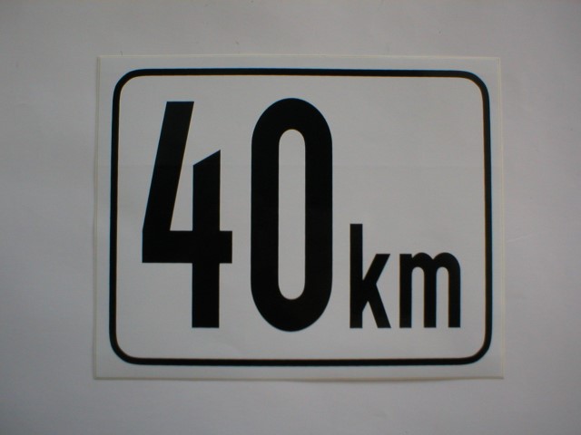 Klebefolie 40km im Oldtimer Traktor Ersatzteile Shop online kaufen