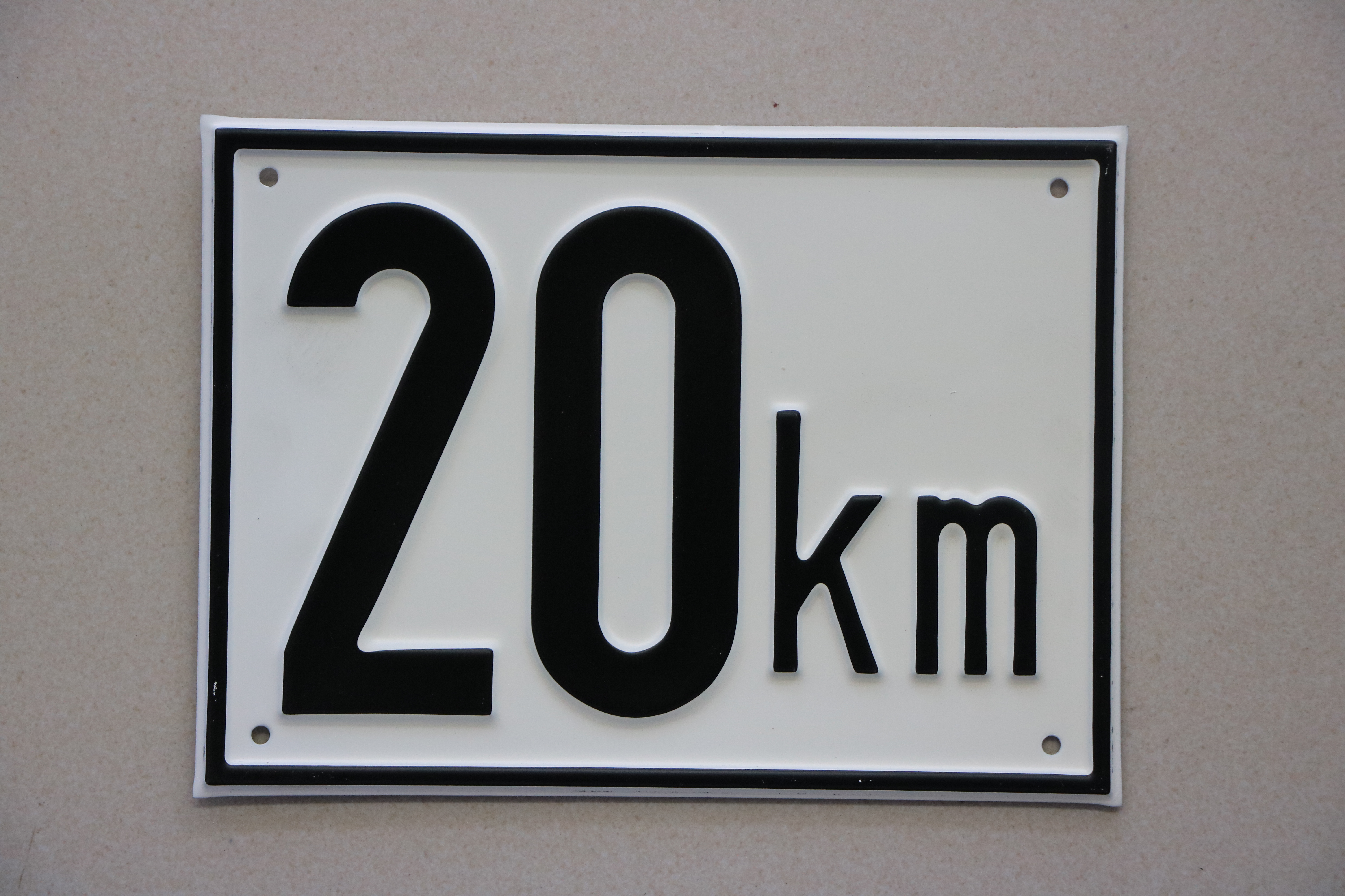 Alutafel 20km im Oldtimer Traktor Ersatzteile Shop online kaufen