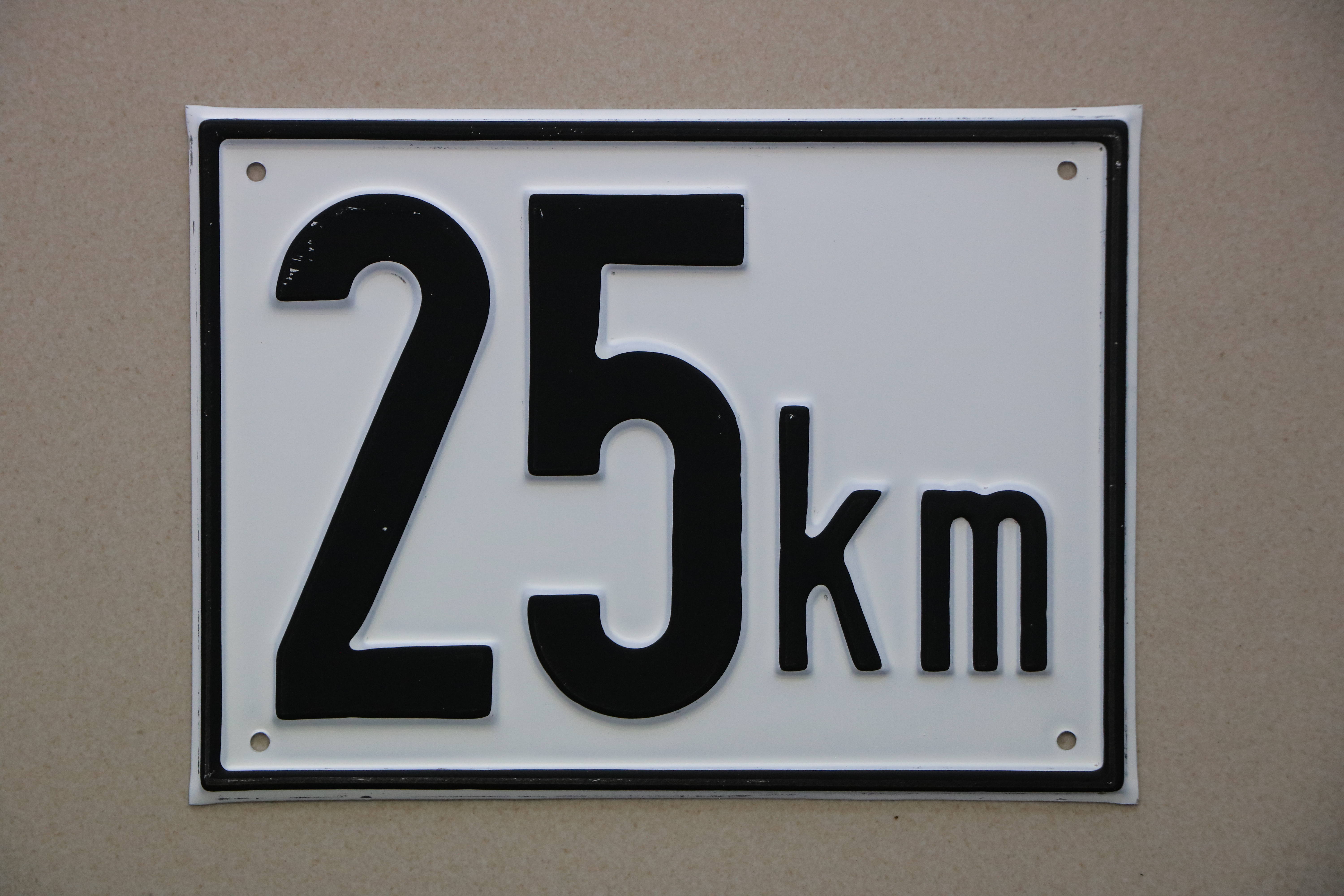 Alutafel 25km im Oldtimer Traktor Ersatzteile Shop online kaufen