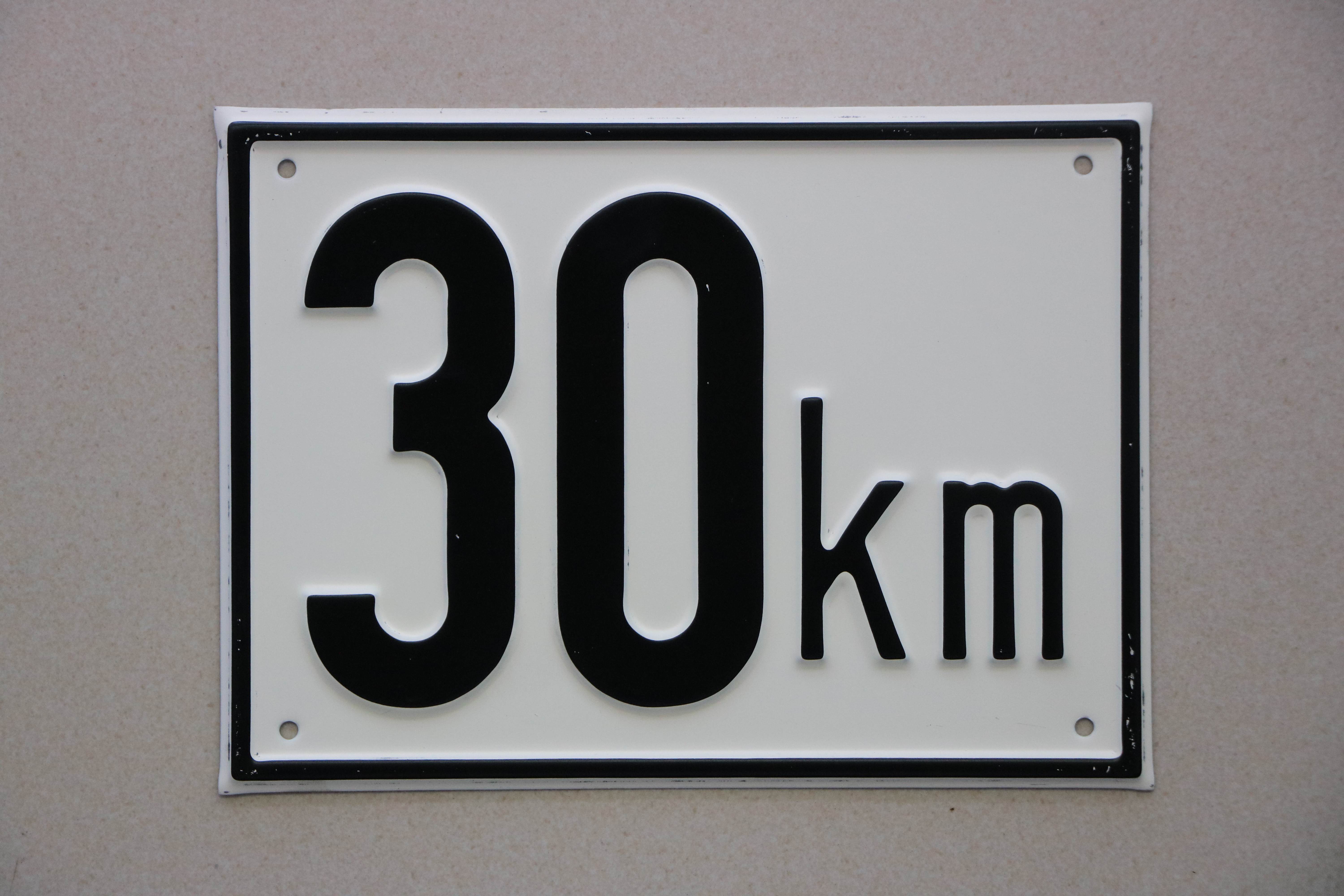 Alutafel 30km im Oldtimer Traktor Ersatzteile Shop online kaufen