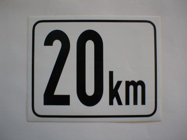 Klebefolie 20km im Oldtimer Traktor Ersatzteile Shop online kaufen